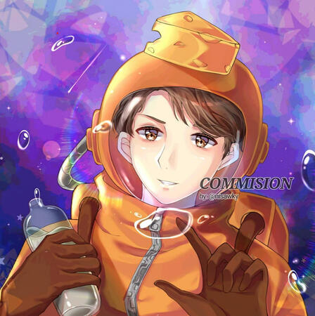 Headshot Commission for Client on Twitter - 2020