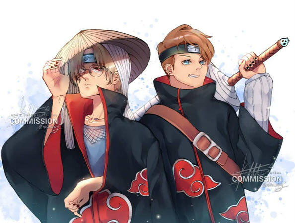 2x Halfbody Commisison for Client on Twitter - 2021