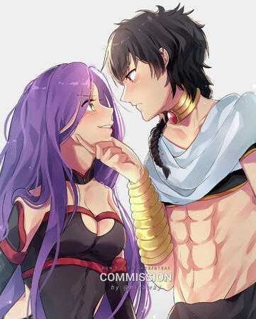 2x Halfbody Commission for Client on IG - 2021