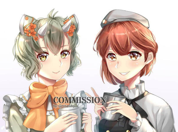 2x BustUp Commission for client on IG - 2020