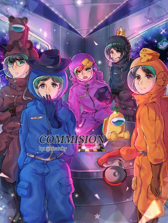 5x KneeUp + Semi-Detailed BG + Add Item Comms for Client on Twitter - 2020