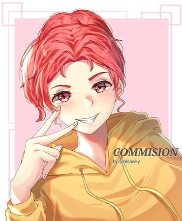 2x BustUp Commission for client on IG - 2020